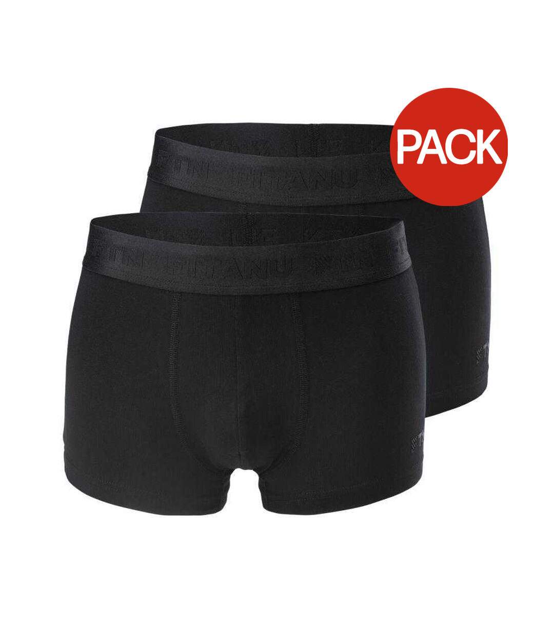 Pack Of 2  Mens Malayo Boxer Shorts  Black Fitanu-1