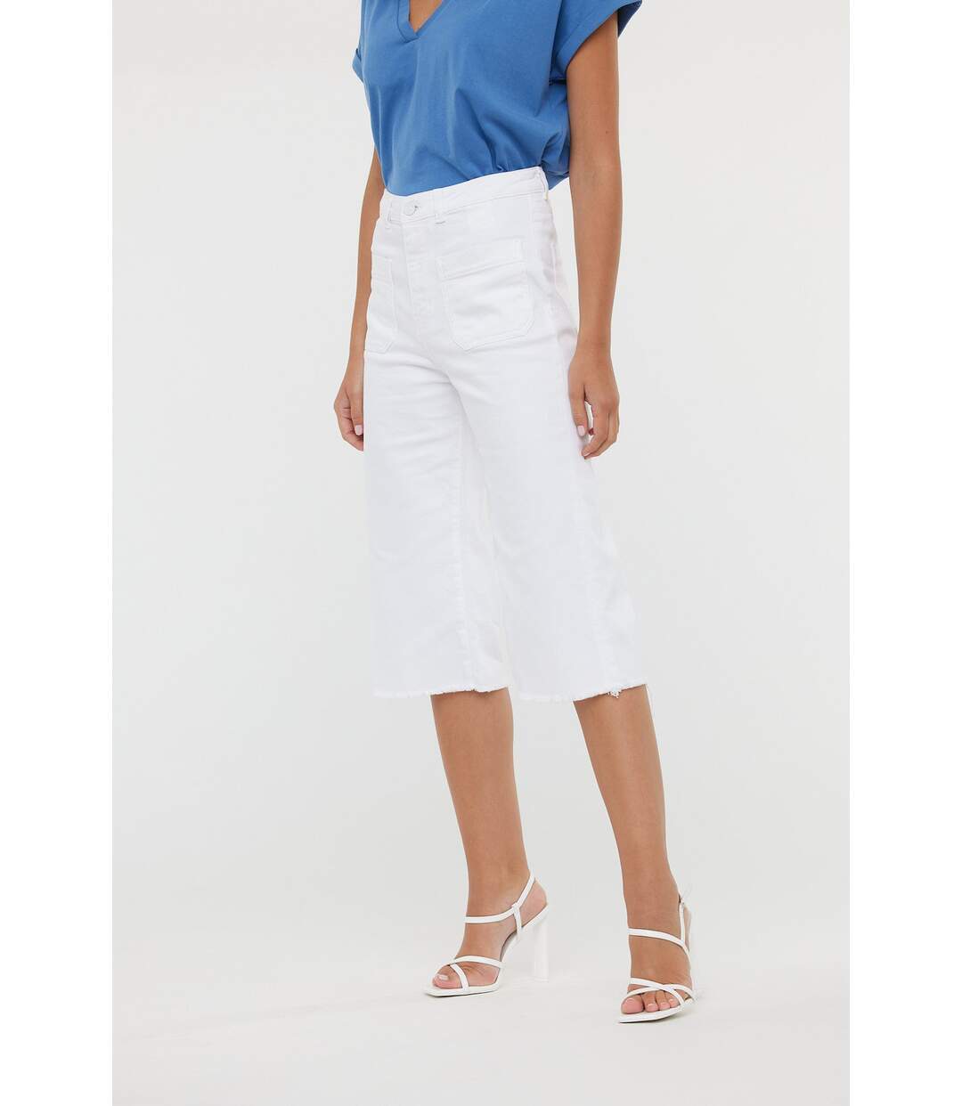 Pantalons JELINI Optic white-2