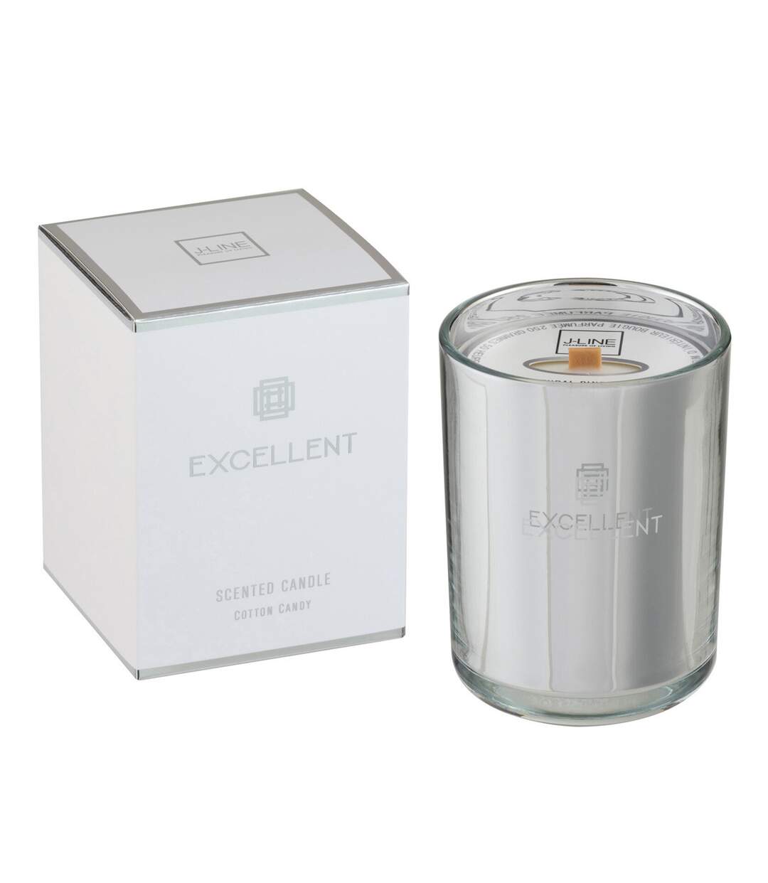 Bougie Parfumée en Verre Excellent 12cm Cotton Candy-1