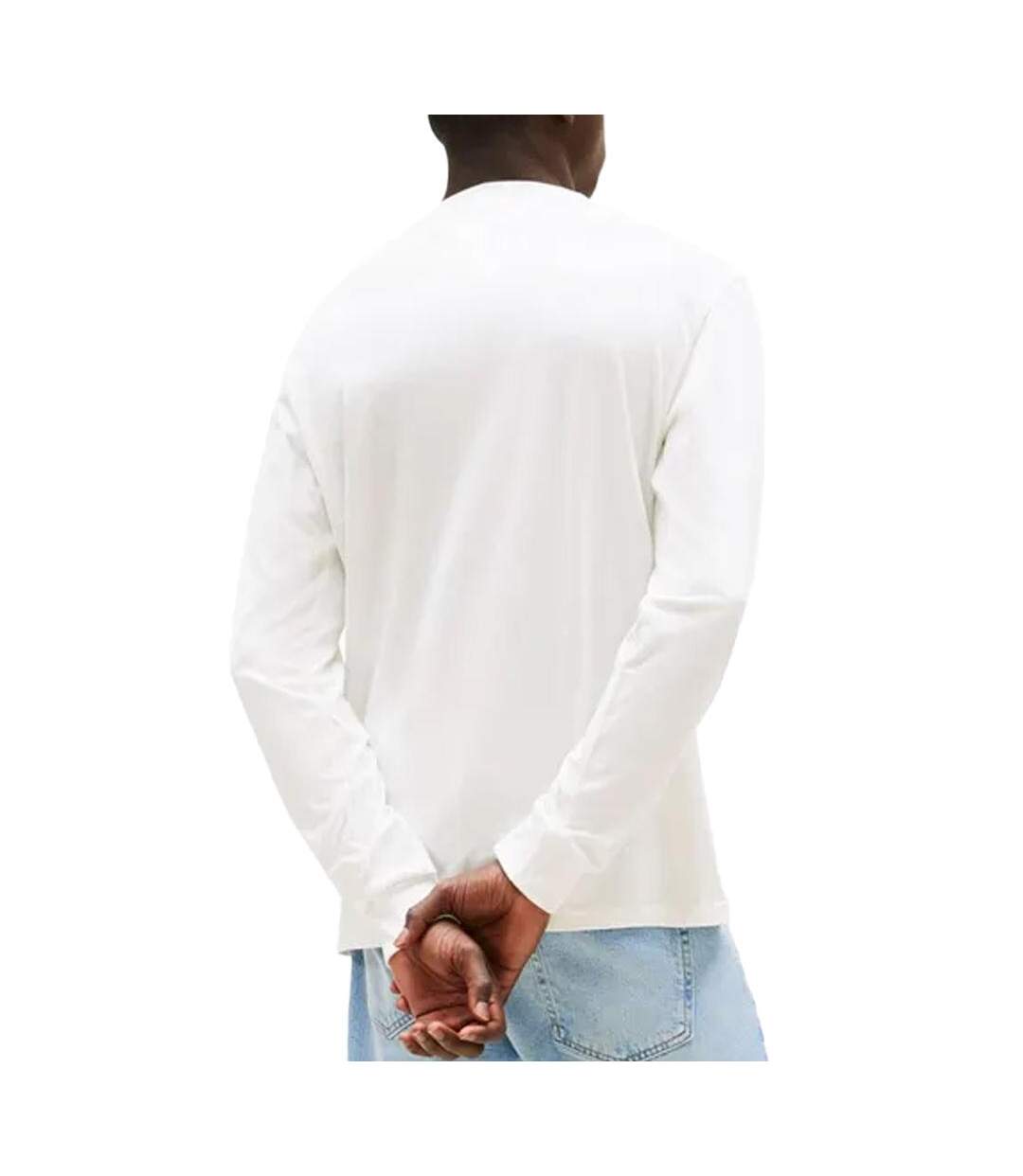 T-Shirt manches longues blanc homme tommy hilfiger chest - l-2