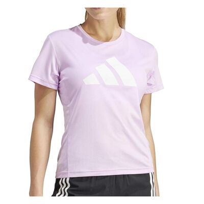 T-shirt Mauve Femme Adidas Run It - L