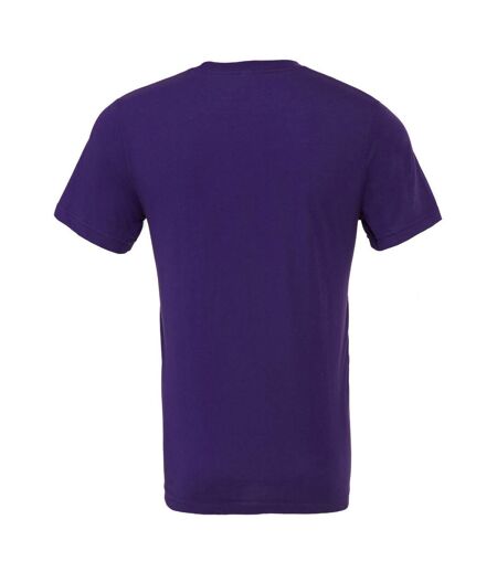 Canvas t-shirt jersey hommes violet Bella + Canvas