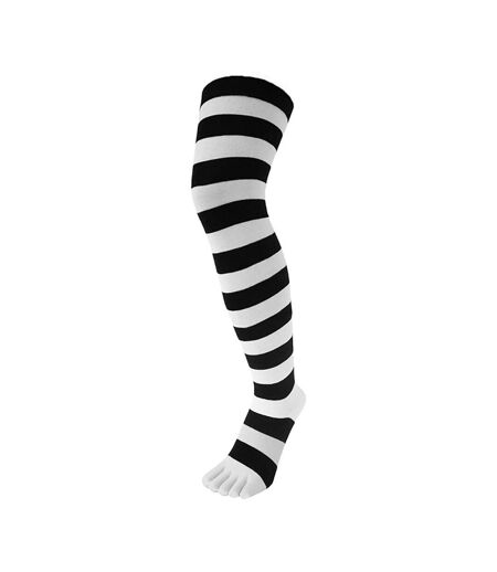 Chaussettes unisexes à orteils évacuant l'humidité au-dessus du genou