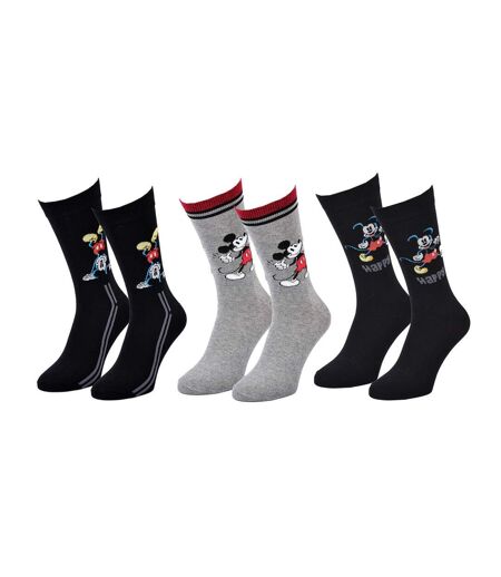 Chaussettes Pack Homme DISNEY MICKEY MOUSE - Pack de 3