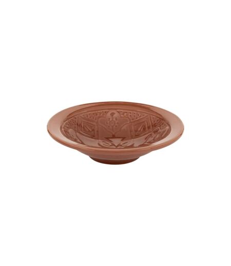 Lot de 6 Assiettes Creuses Faïence Sienna 23cm Terracotta