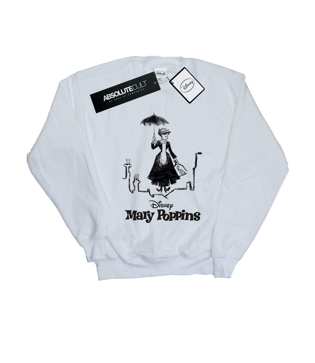 Disney - Sweat MARY POPPINS ROOFTOP LANDING - Femme (Blanc) - UTBI12775-1