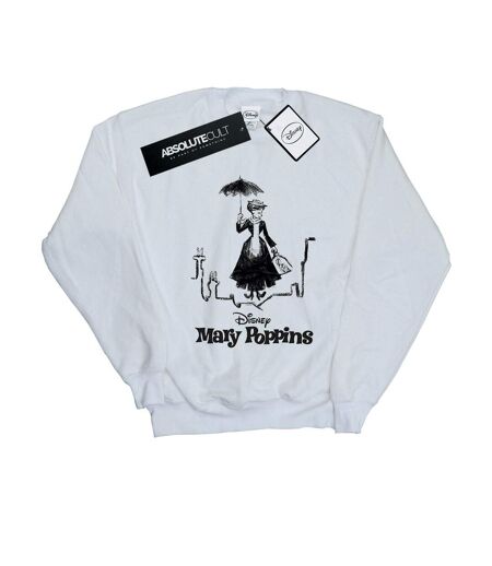 Disney - Sweat MARY POPPINS ROOFTOP LANDING - Femme (Blanc) - UTBI12775