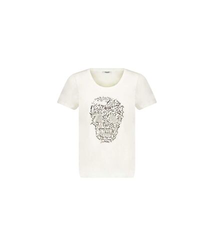 T-shirt femme à motif tête de mort LETTERSKULL