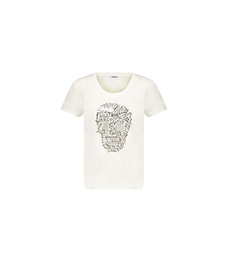 T-shirt femme à motif tête de mort LETTERSKULL