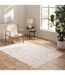 Tapis Déco Relief Cancun 140x200cm Naturel-5