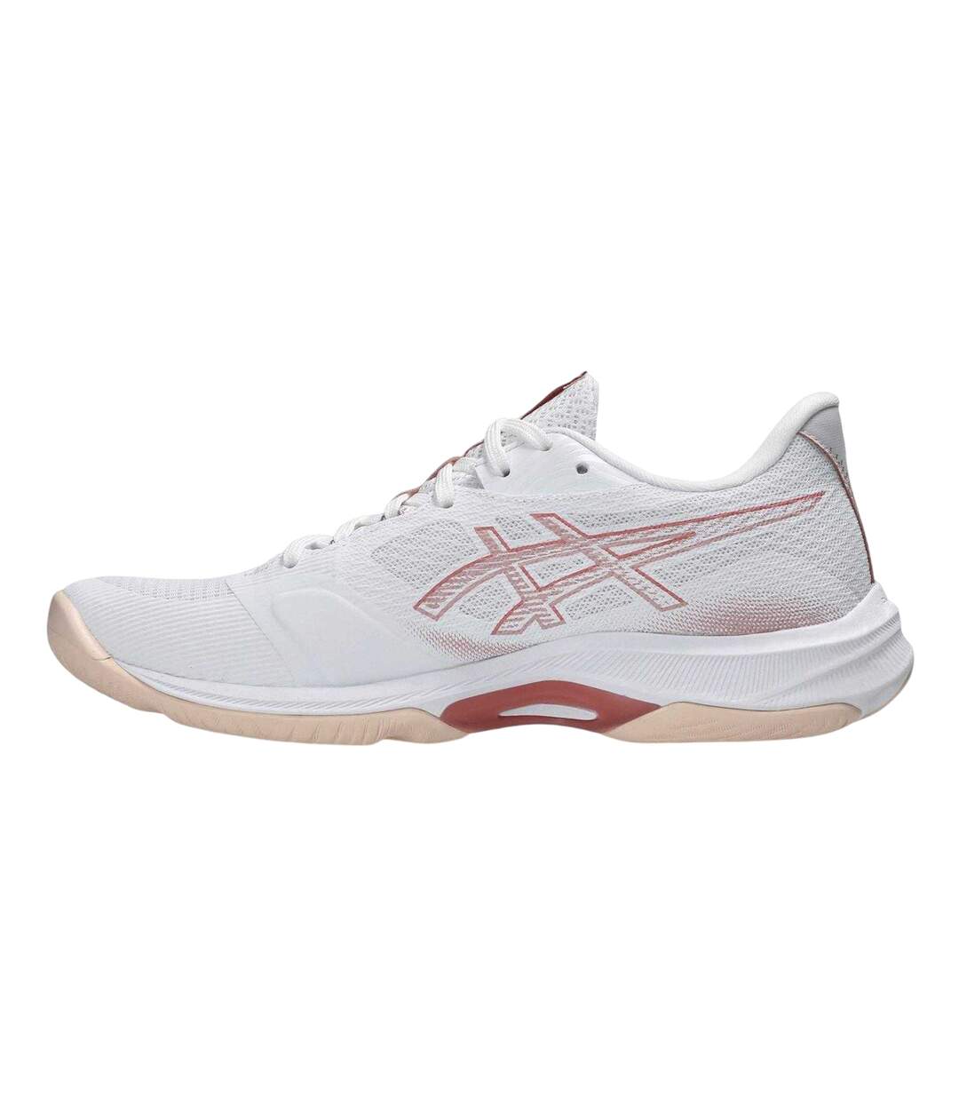 Chaussures Netburner Ballistic Femme Blanc Rose Clair Asics-3