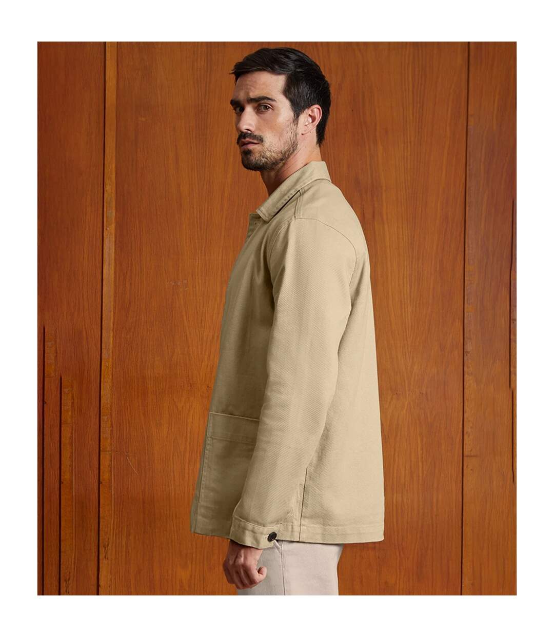 Veste Mael Utility Adulte Marron Clair NEOBLU-1