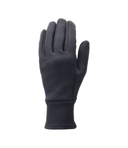 Unisex Adult Gripped Fleece Gloves Black Hy