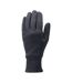 Unisex Adult Gripped Fleece Gloves Black Hy-1