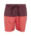 Mens Clx Colour Block Mesh Swim Shorts Red Adidas-2