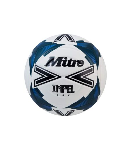 Ballon de foot impel one taille 3 blanc / noir / bleu sarcelle Mitre