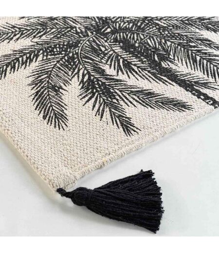 Tapis Déco Imprimé Kenya Lodge 60x90cm Naturel
