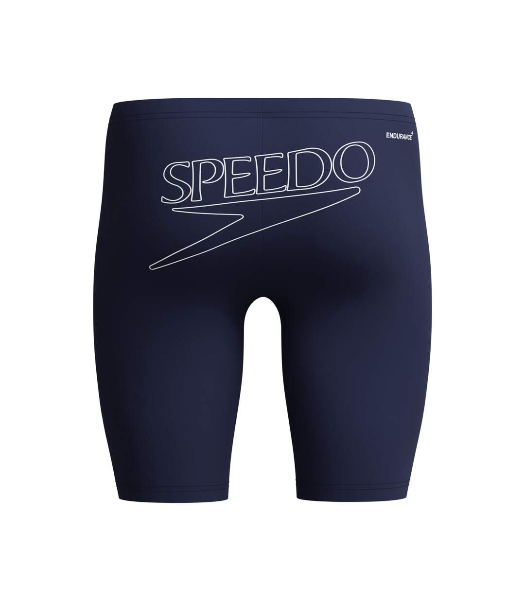 Mens Logo Endurance+ Back Print Jammer Shorts Navy Speedo-2