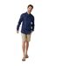 Chemise Habillée Manches Longues Homme Bleu Marine Saltwell-4