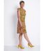 Robe courte volantée imprimé floral-3