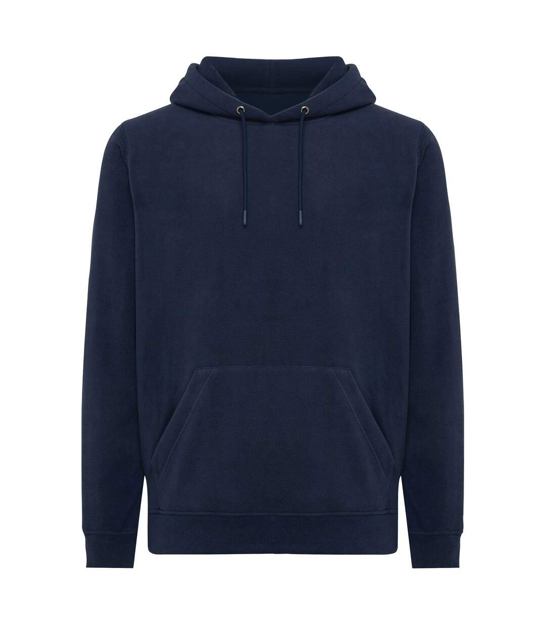 Unisex adult trivor microfleece hoodie navy Iqoniq-1