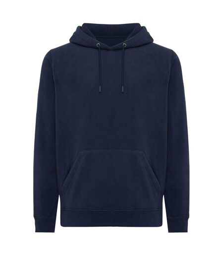 Unisex adult trivor microfleece hoodie navy Iqoniq