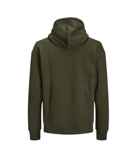 Mens Regular Drawstring Hoodie Rosin Jack And Jones