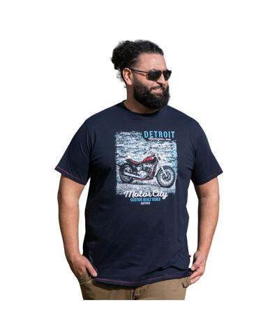 Mens D555 Knowle Detroit Bike Kingsize T-shirt Navy Duke