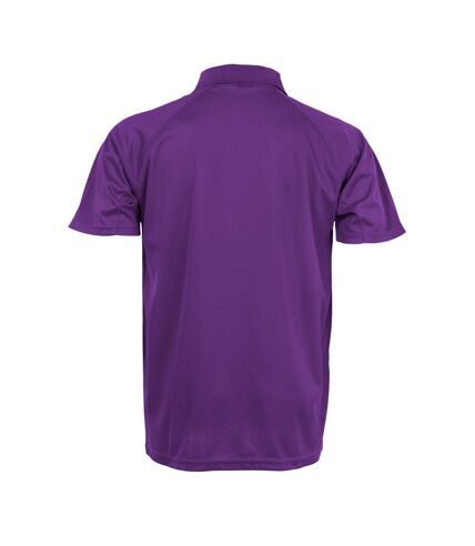 Spiro Unisex Adults Impact Performance Aircool Polo Shirt (Purple)