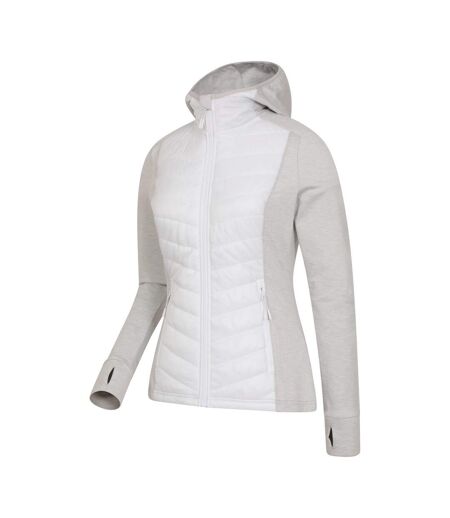Doudoune Matelassée Action Packed Femme Blanc Mountain Warehouse