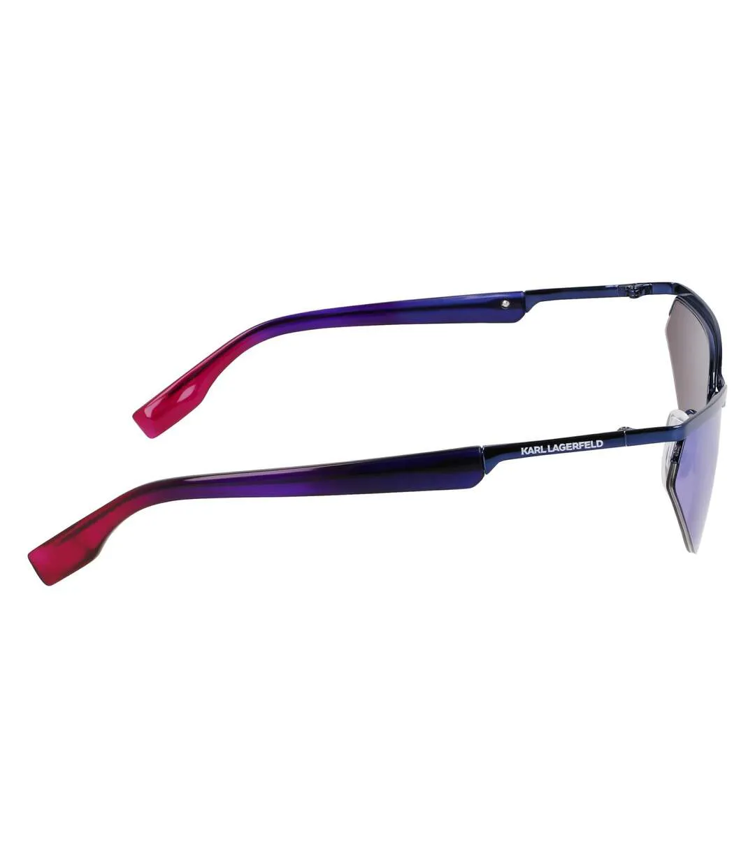 Lunettes De Soleil Motif/style Miroir Adulte Taille Unique Bleu Foncé Karl Lagerfeld-4