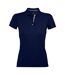Polo Portland Femme Bleu Marine Français SOLS-1