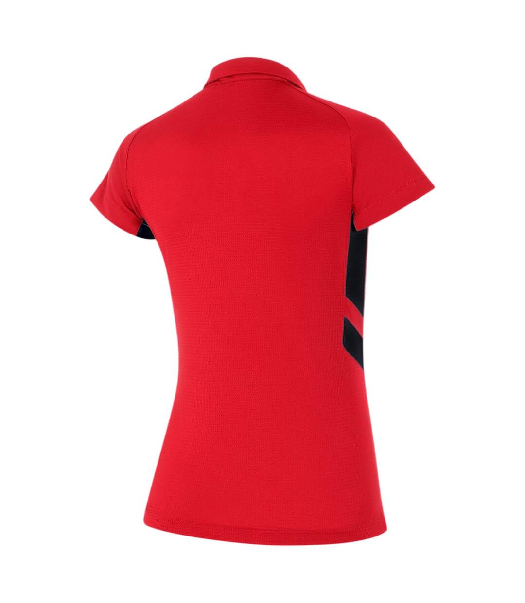 Polo Manches Raglan Femme Rouge Noir Nike-2
