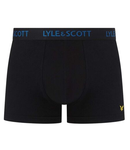 Lot De 5  Boxers Motif/style Uni Core Homme Noir Lyle & Scott