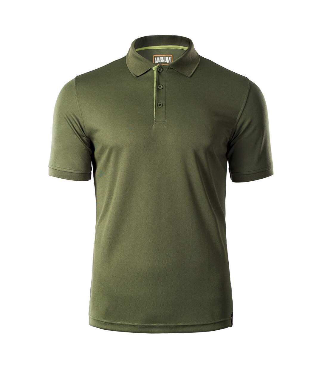 Mens Plain Polo Shirt Olive Winter Pear Magnum-1
