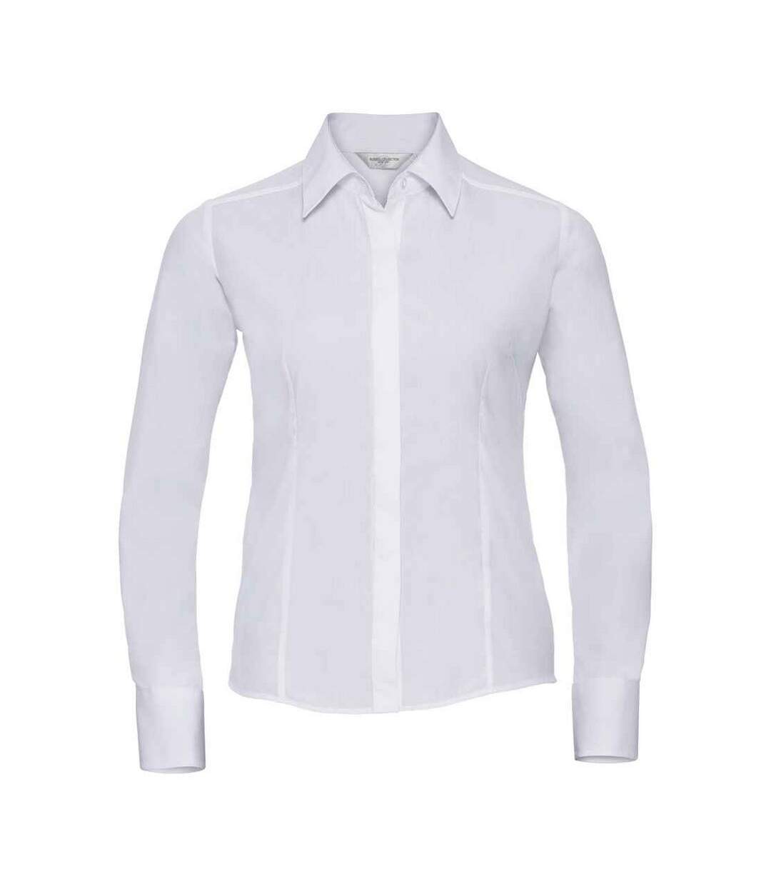 Chemise formelle femme blanc Russell Collection-1