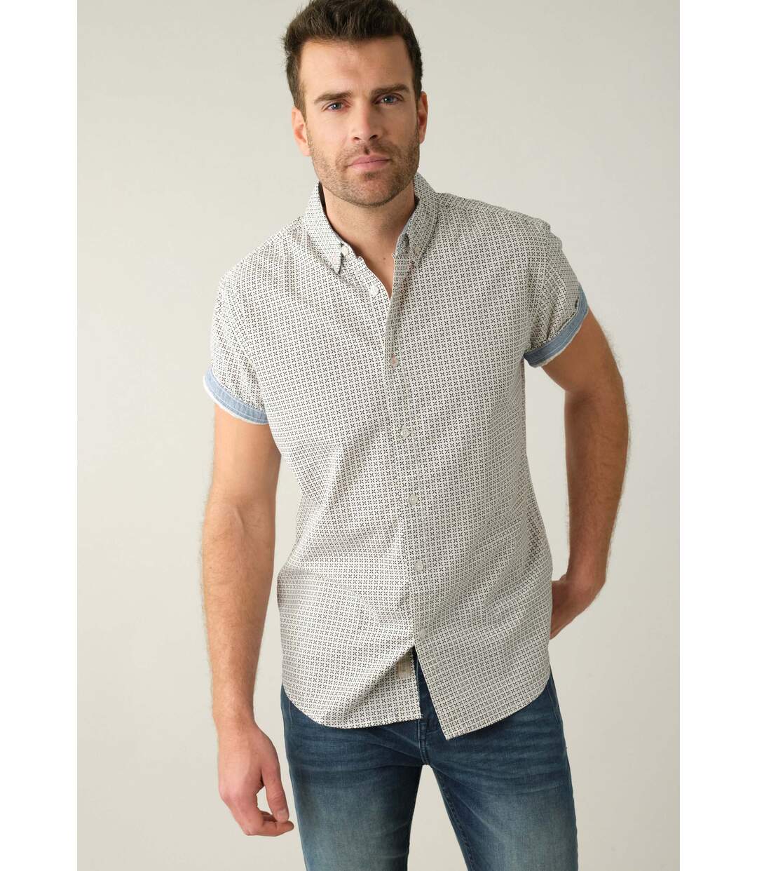 Chemise à manches courtes pour homme BOGY-1