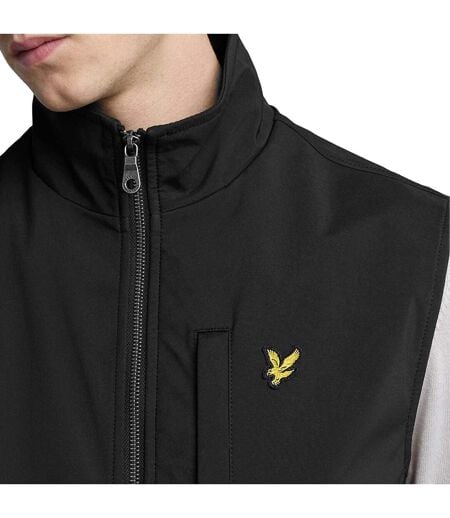 Mens Softshell Lightweight Gilet Black Lyle & Scott