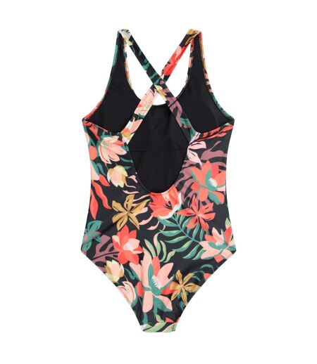 Maillot de bain 1 pièce mia femme noir Animal