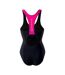 Maillot De Bain 1 Pièce Asma Femme Noir Violet Clair Aquawave-3