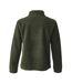 Unisex Adult Borg Fleece Jacket Olive Green Ravine-2