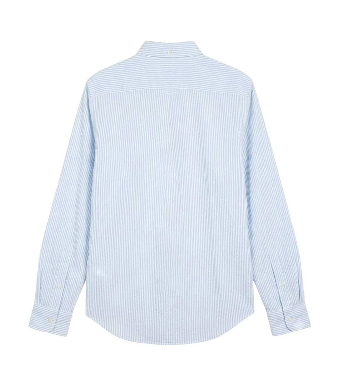 Chemise Motif/style À Rayures Homme Bleu Clair Gant-2