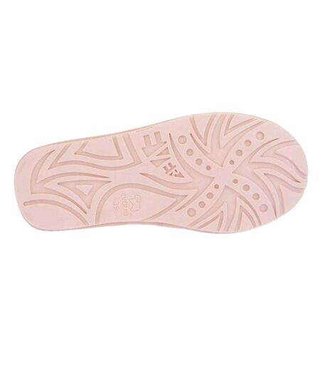 Womens/ladies Harrier Slippers Pink EverAu