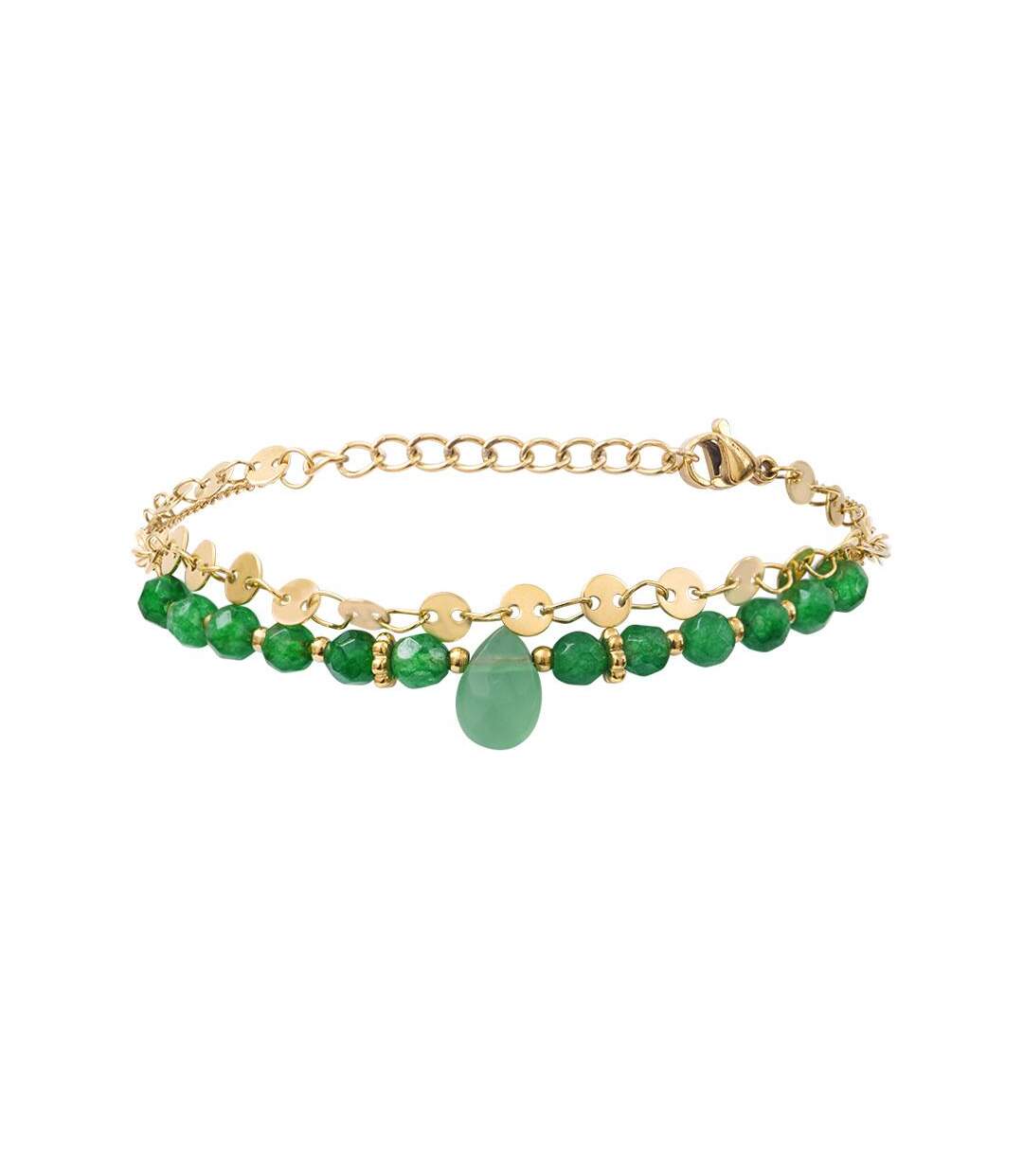 Bracelets doré/vert femme clio blue lisa-1