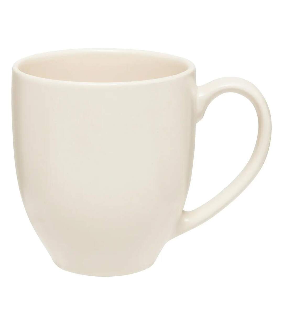 Lot de 6 Mugs en Céramique Maé 48cl Blanc-2