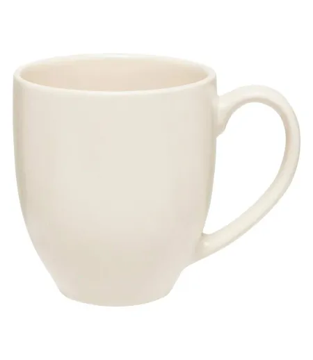 Lot de 6 Mugs en Céramique Maé 48cl Blanc