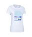 Womens/ladies St Ives Short-sleeved T-shirt White Mountain Warehouse-3
