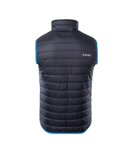 Doudoune Sans Manches Solner Homme Noir Bleu Clair Hi-Tec