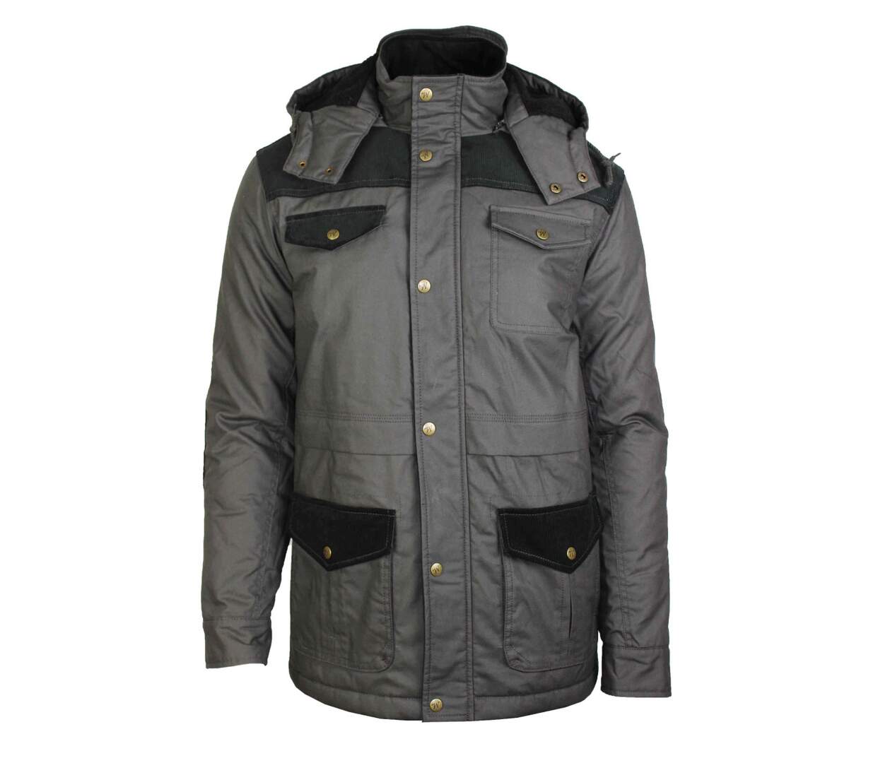 Parka doublée bi matière JANGO1-1