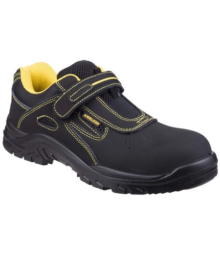 Safety fs77 safety trainer / mens trainers black Amblers